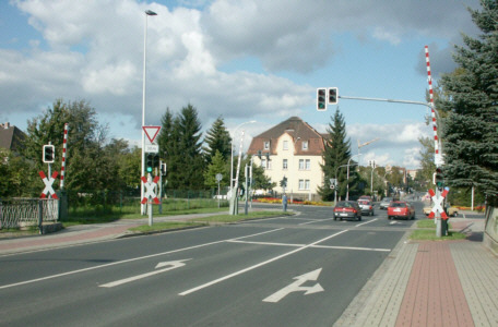 The crossing 'Schramm/Hochwald' road