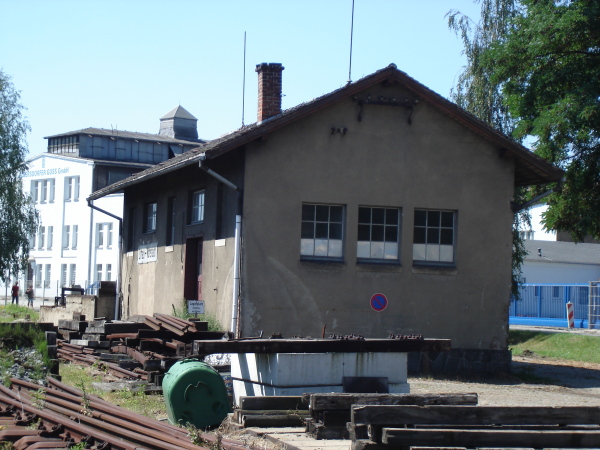 Der alte Güterschuppen in Zittau Vorstadt