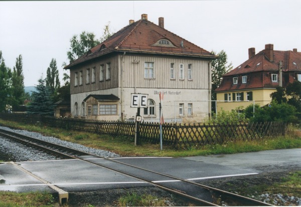 Das Stationsgebäude von Olbersdorf Niederdorf ist heute in Privatbesitz.