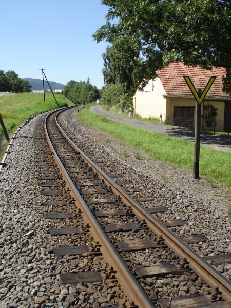 Streckenfoto Richtung Olbersdorf Oberdorf