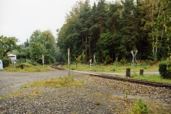 After the station Oybin (Lower Village)