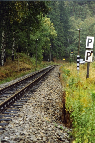 The signal in direction of Bertsdorf