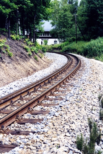 Die Einfahrt aus Jonsdorf in Bertsdorf