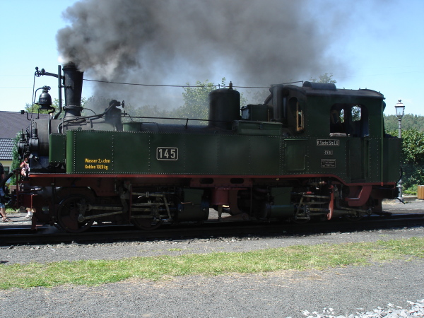 Die 99 555 in Jonsdorf (02.08.2009)